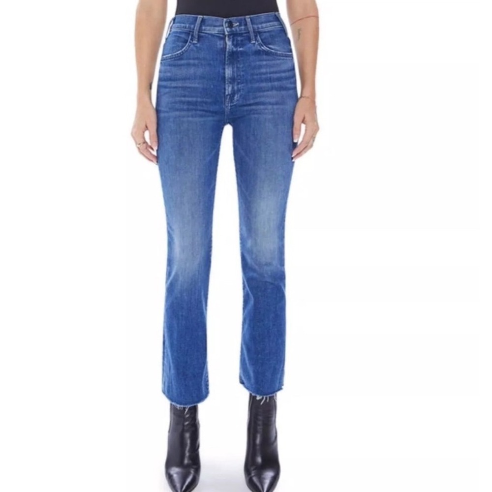 MOTHER Hustler Ankle Fray Wish On A Star ‎ Jeans Size 32